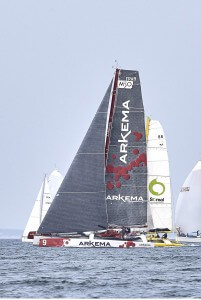 16_46994 ©Th.Martinez/Sea&Co. LA TRINITE SUR MER - - FRANCE.17 Août 2016. DRHEAM CUP 2016. Départ de La Trinité sur Mer pour Roscoff (400NM).