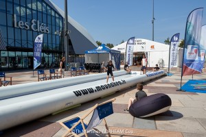 18_110123 © Thierry Martinez. CHERBOURG - FRANCE . 25 Juillet 2018. DRHEAM CUP, Destination Cotentin 2018. Inauguration du village de la Dream Cup Destination Contentin, à Cherbourg.